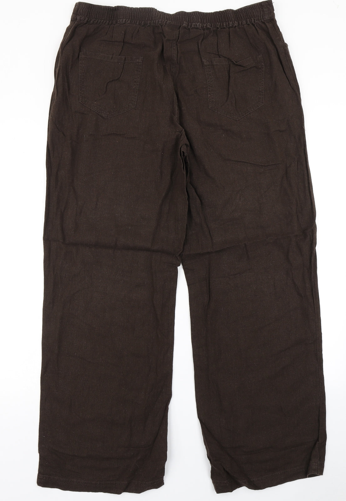 BHS Womens Brown   Trousers  Size 16 L28 in