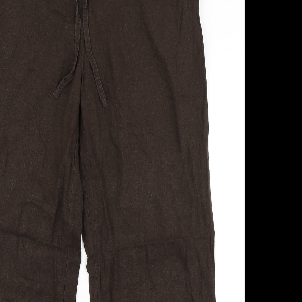 BHS Womens Brown   Trousers  Size 16 L28 in
