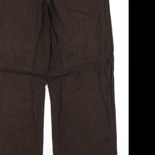 BHS Womens Brown   Trousers  Size 16 L28 in