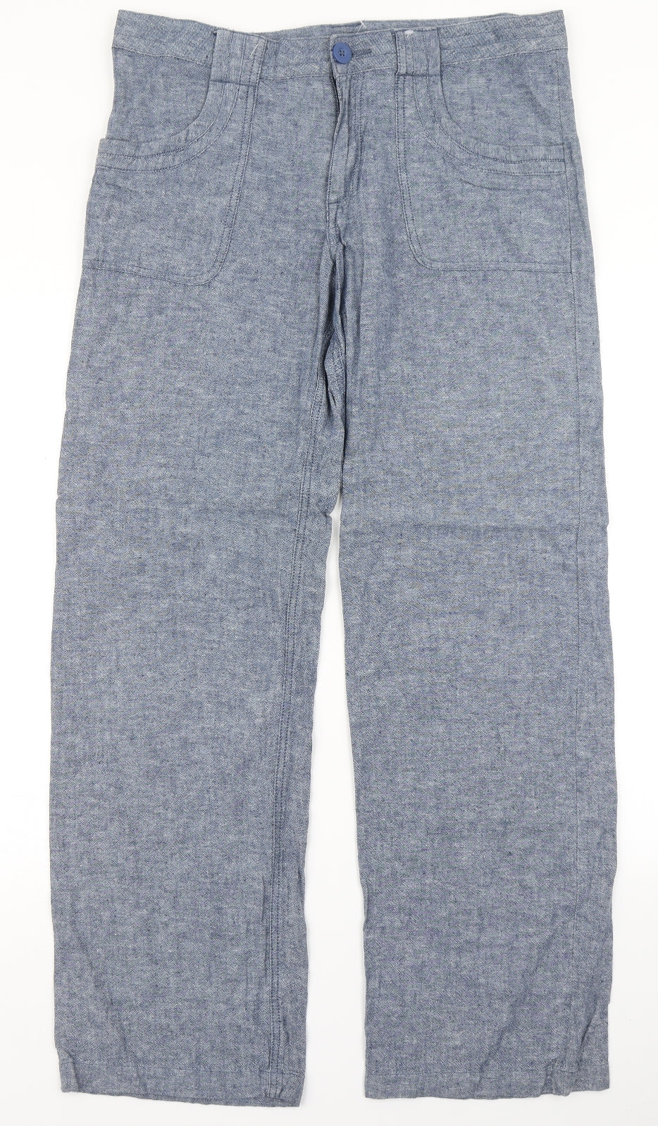 TU Womens Blue   Trousers  Size 12 L30 in