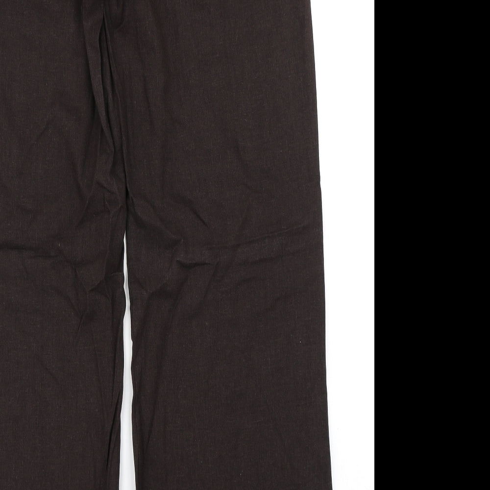 New Look Womens Brown   Trousers  Size 12 L28 in