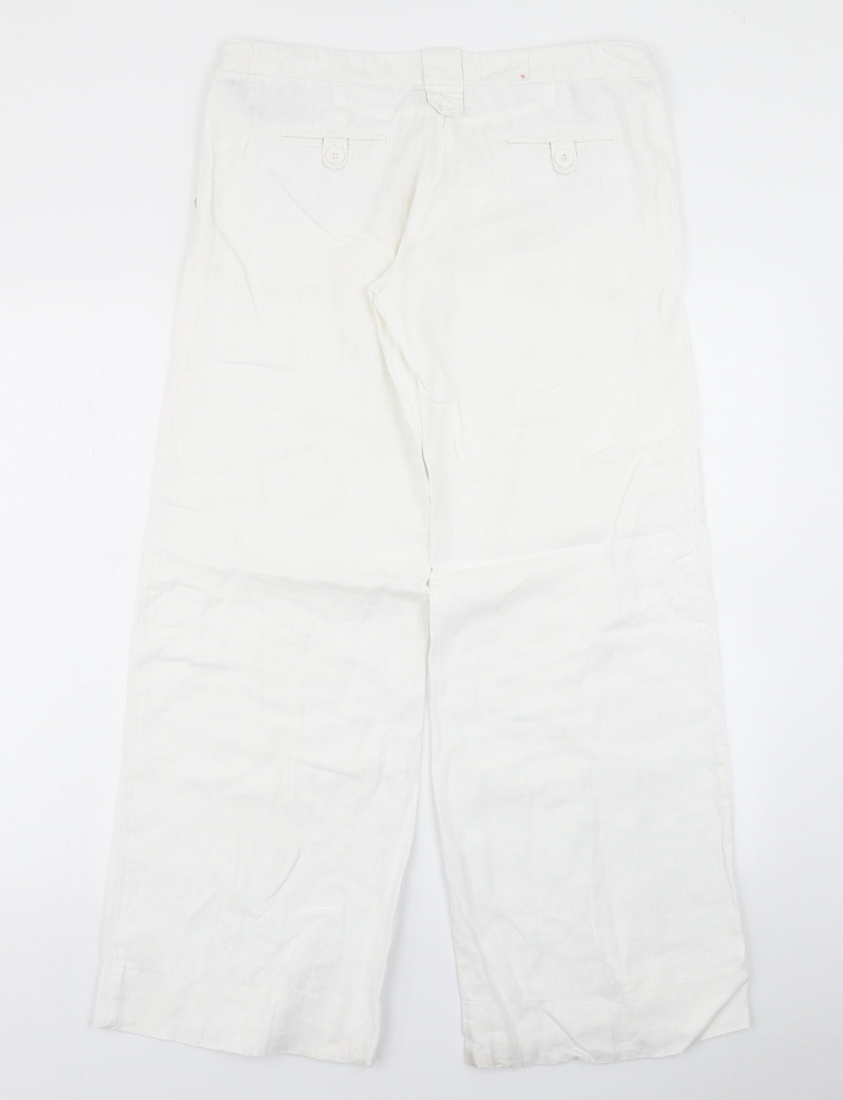 Topshop Womens White   Trousers  Size 10 L29 in