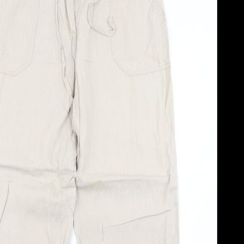 Atmosphere Womens Beige   Trousers  Size 14 L28 in