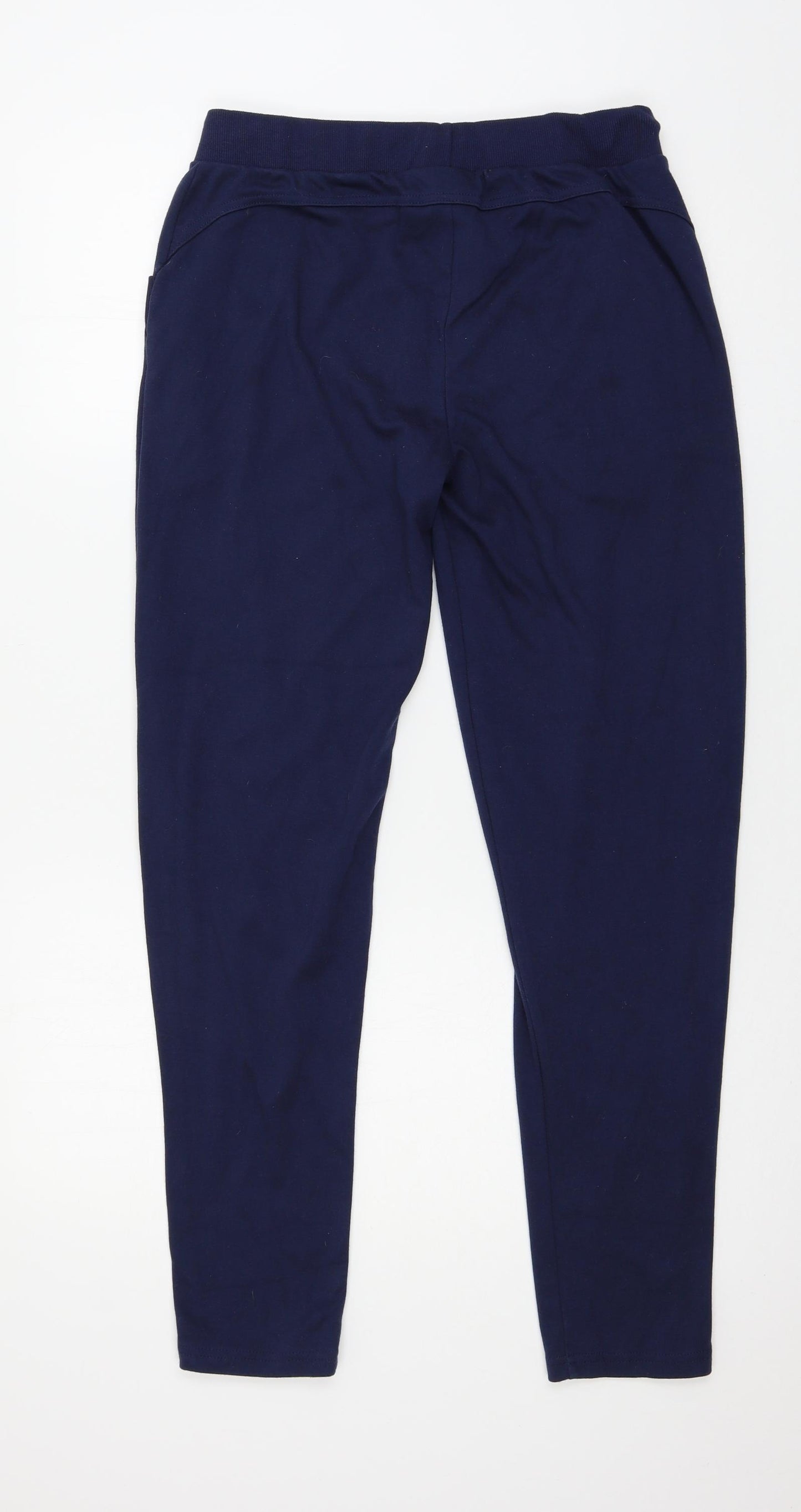 Lonsdale Womens Blue  Jersey Jogger Trousers Size 12 L28 in