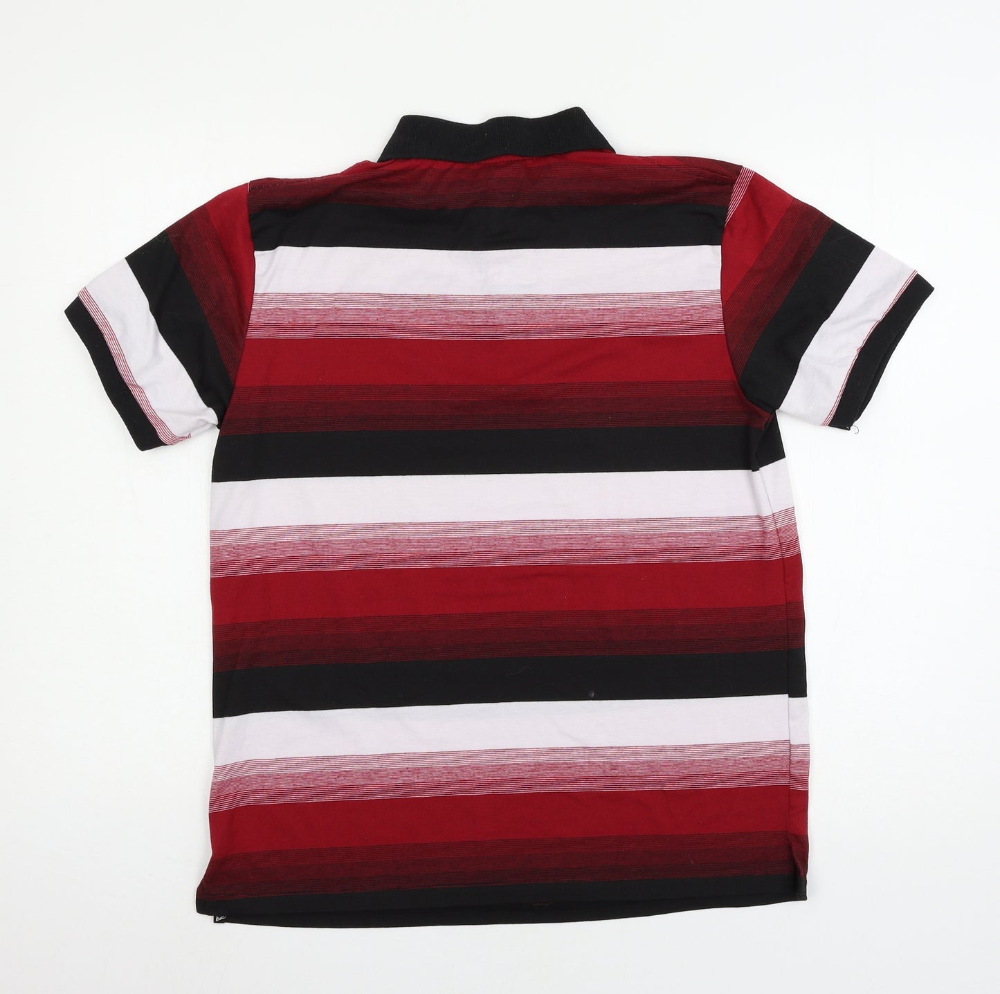 Abizan Mens Red Striped Jersey  Polo Size M