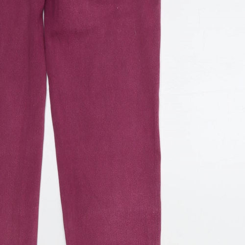 Denim & Co. Womens Purple  Denim Skinny Jeans Size 8 L30 in