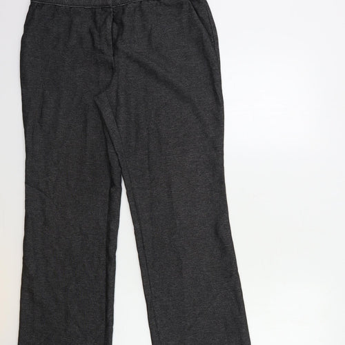 NEXT Womens Grey   Trousers  Size 14 L28 in