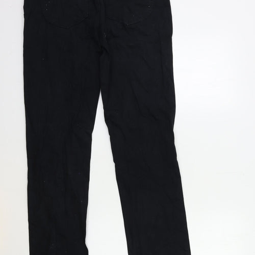 Cosy Chic Womens Black  Denim Straight Jeans Size 14 L32 in