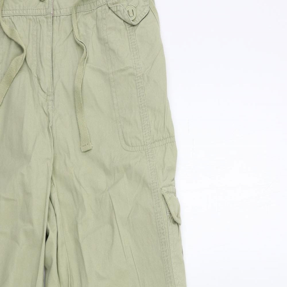 Preworn Womens Green   Cargo Trousers Size 12 L26 in
