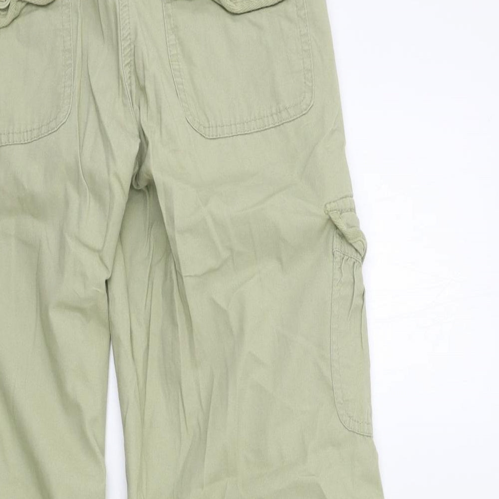 Preworn Womens Green   Cargo Trousers Size 12 L26 in