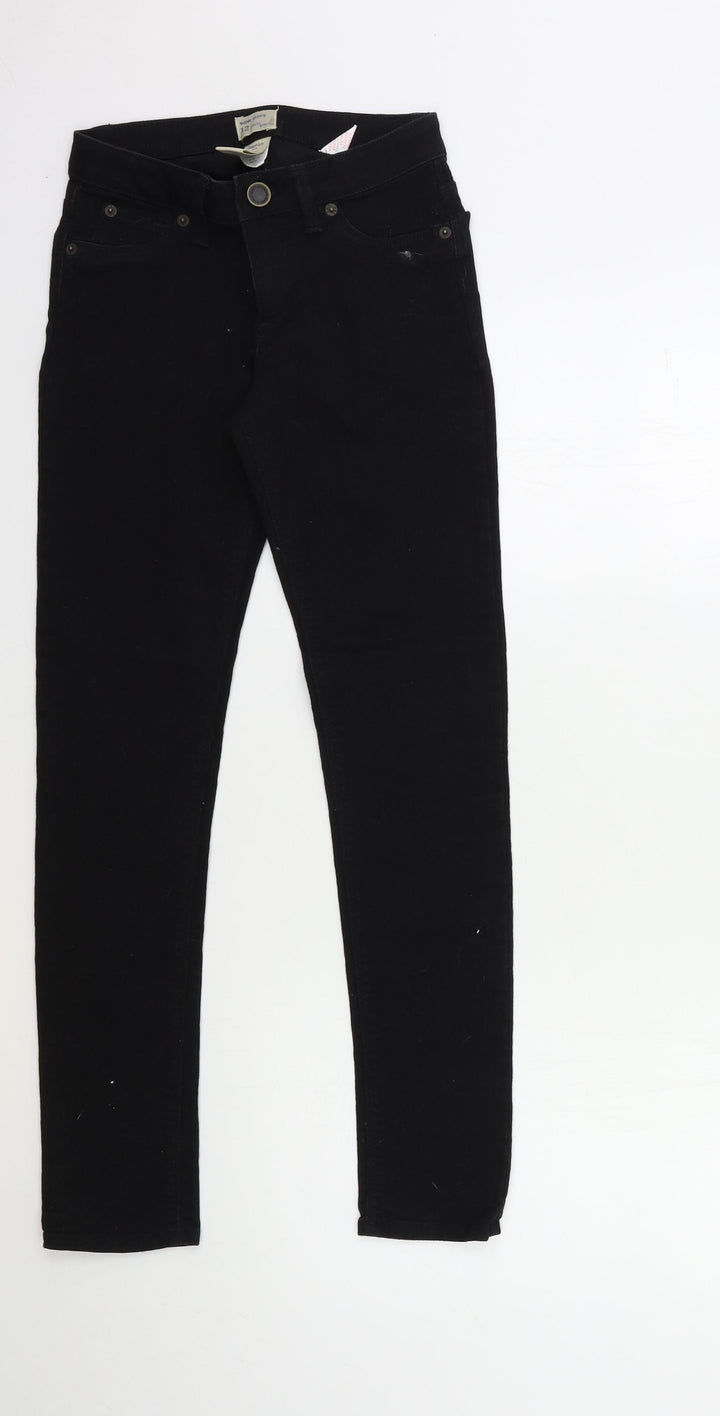 Gap Girls Black  Denim Skinny Jeans Size 12 Years