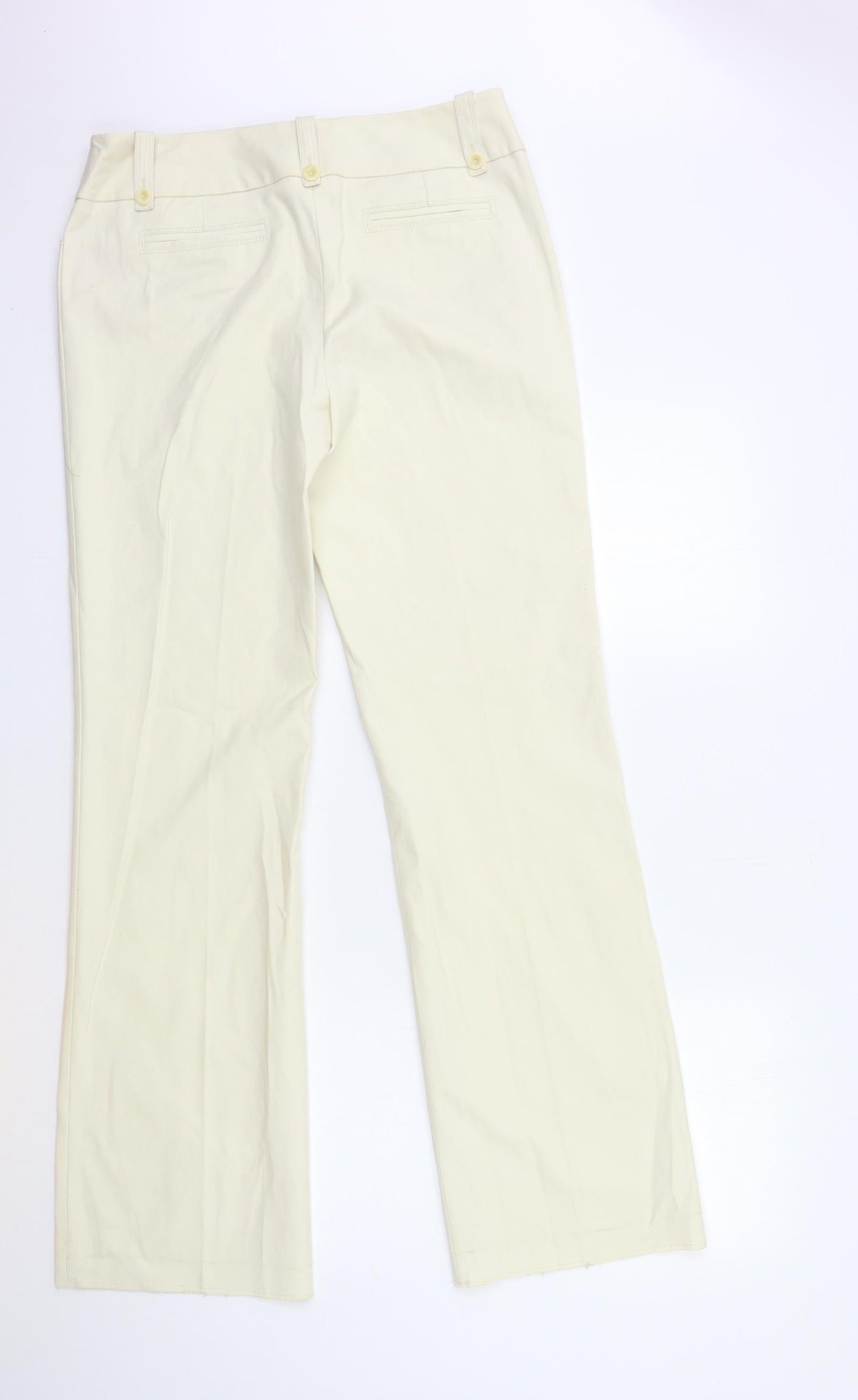 Illusion Womens Beige   Trousers  Size 12 L34 in