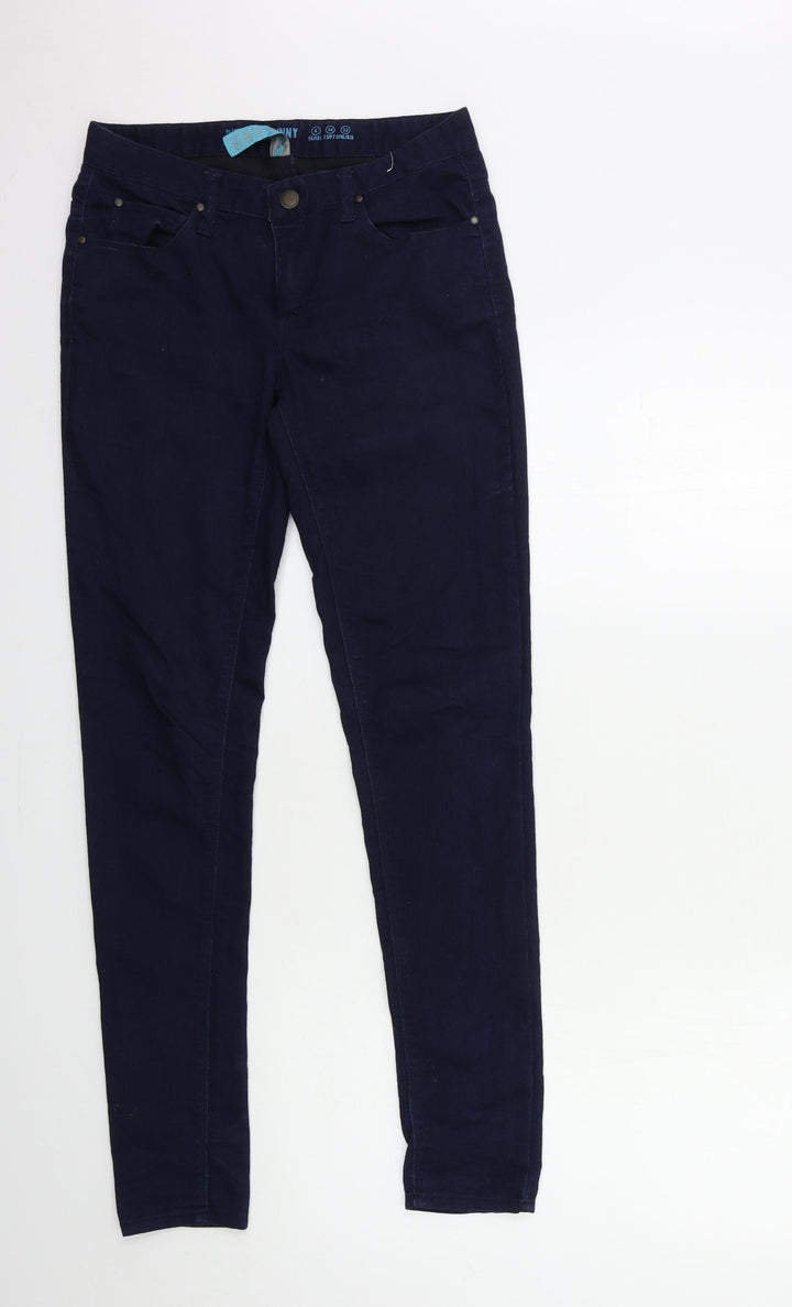 Denim & Co. Womens Blue Denim Skinny Jeans Size 6 L30 in
