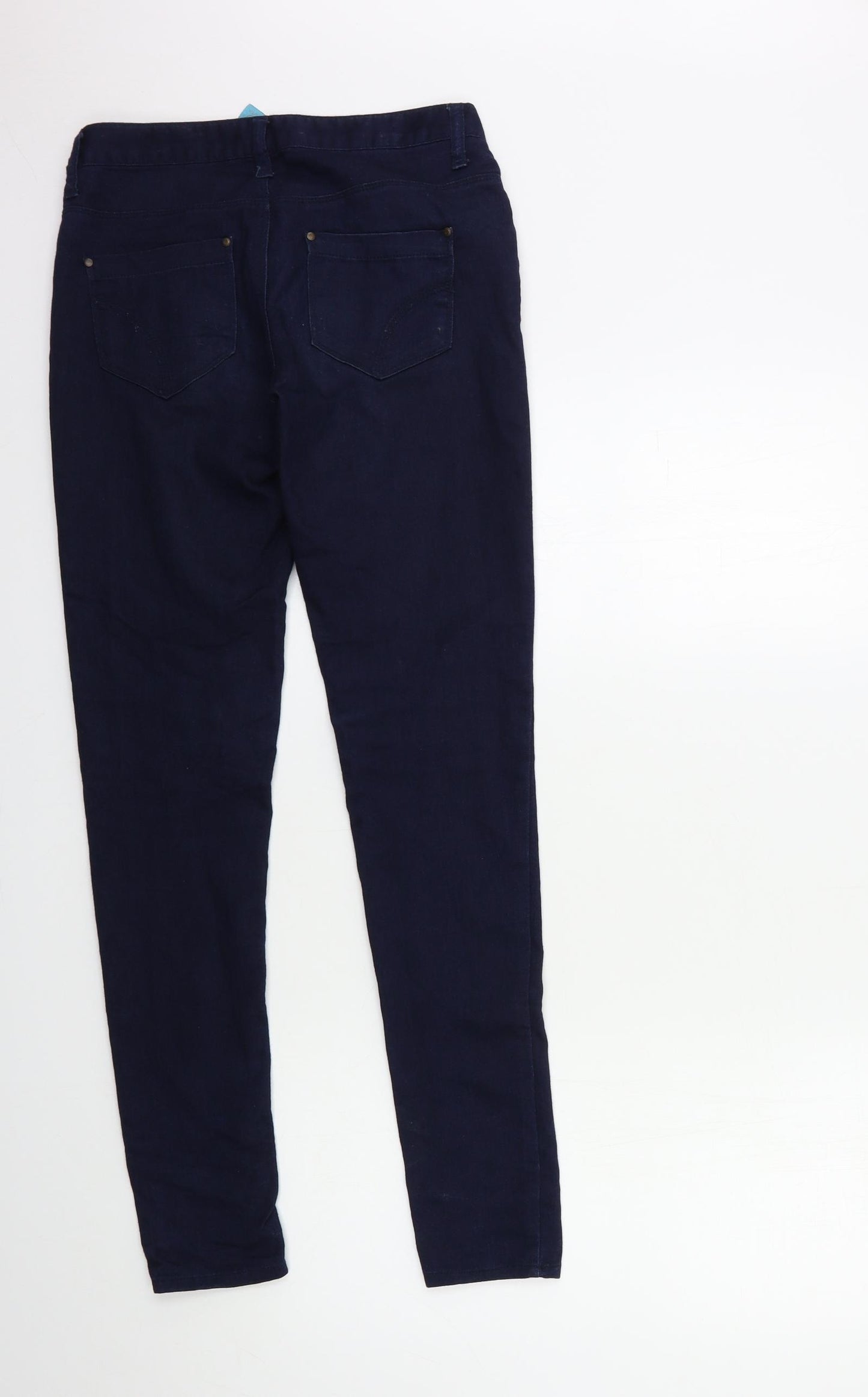 Denim & Co. Womens Blue  Denim Skinny Jeans Size 6 L30 in