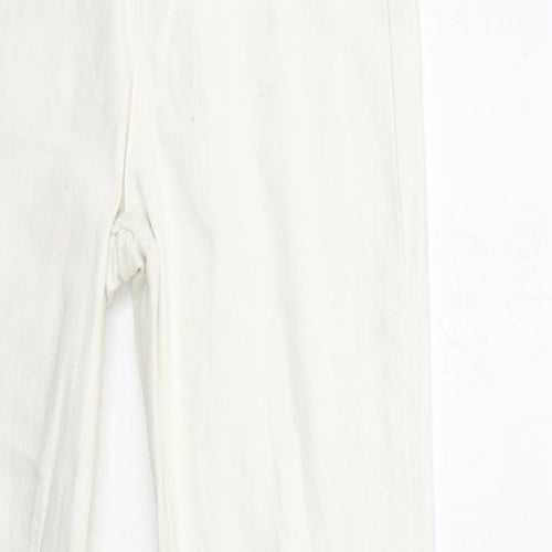 New Look Womens White  Denim Skinny Jeans Size 8 L28 in