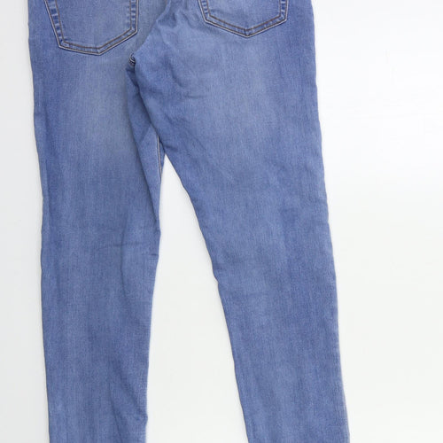 Denim & Co. Womens Blue  Denim Skinny Jeans Size 10 L31 in