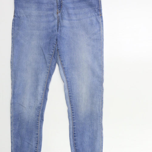 Denim & Co. Womens Blue  Denim Skinny Jeans Size 10 L29 in
