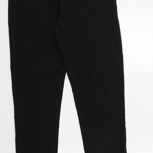 Preworn Womens Black   Trousers  Size 30 in L30 in