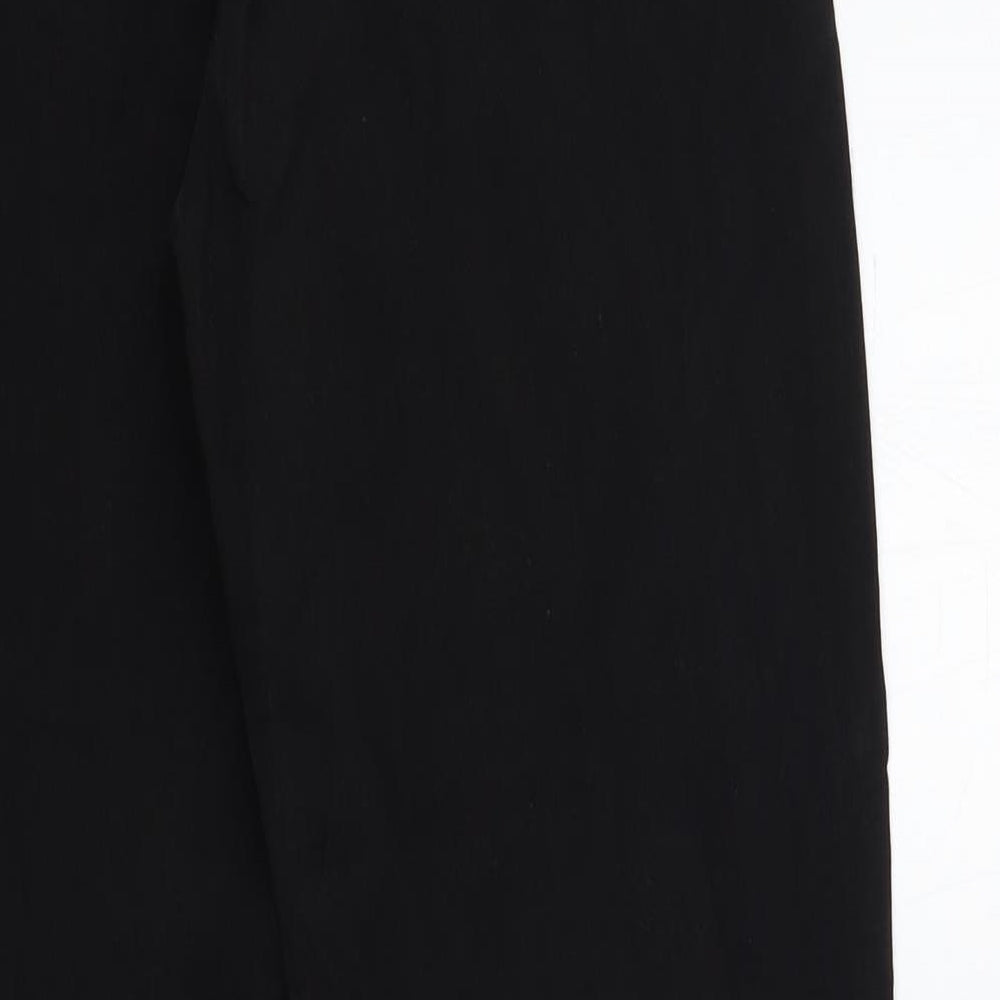 Preworn Womens Black   Trousers  Size 30 in L30 in