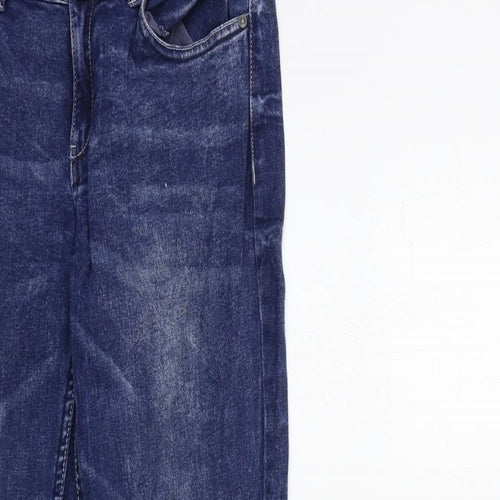 Up Fashion Womens Blue  Denim Skinny Jeans Size 8 L31 in