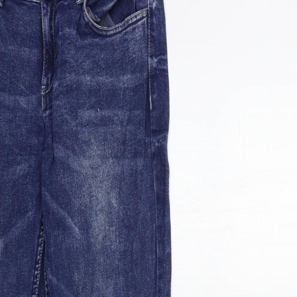 Up Fashion Womens Blue  Denim Skinny Jeans Size 8 L31 in