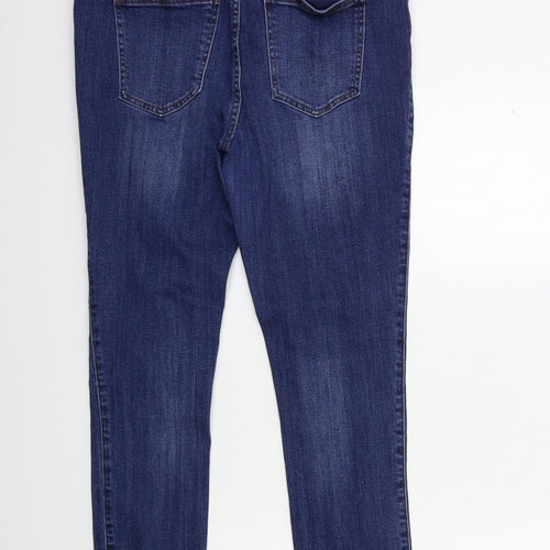 NEXT Womens Blue  Denim Skinny Jeans Size 16 L30 in