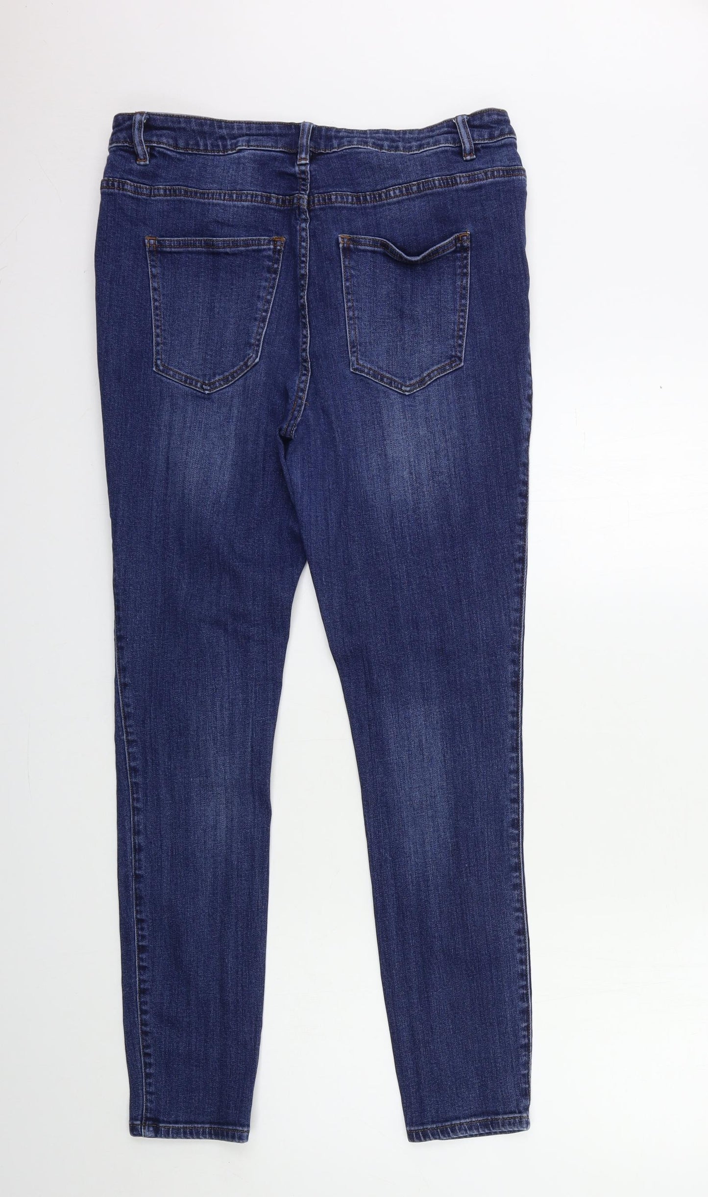 NEXT Womens Blue  Denim Skinny Jeans Size 16 L30 in
