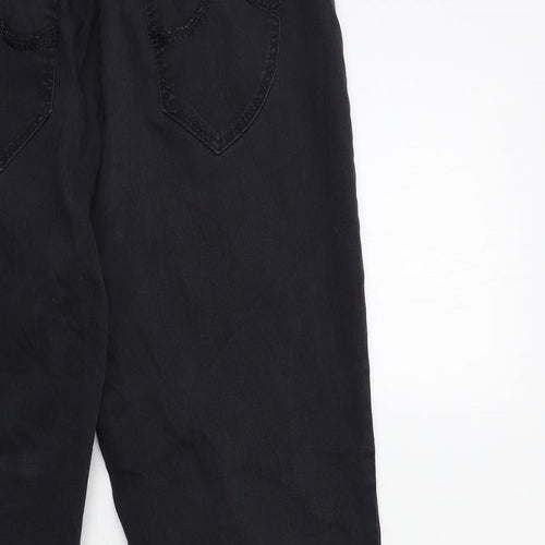 Raphaël Womens Black  Denim Straight Jeans Size 38 in L31 in