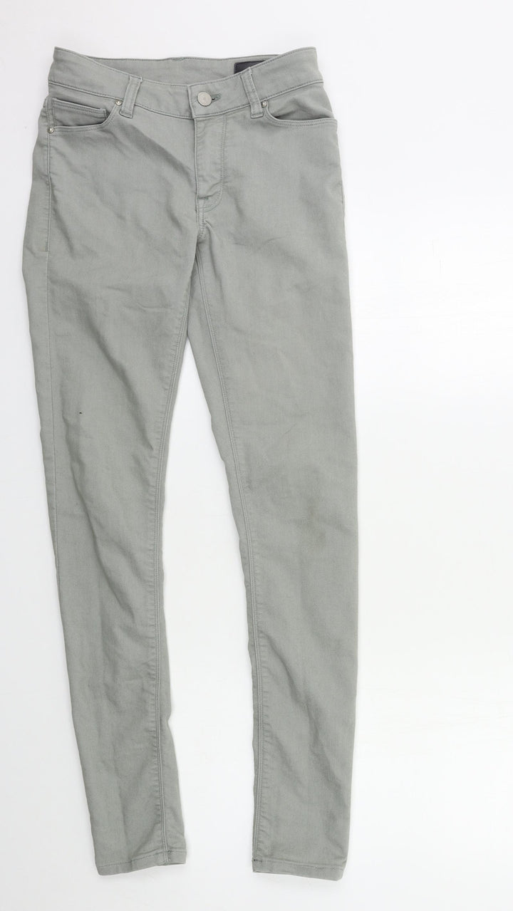 ASOS Womens Grey Denim Skinny Jeans Size 26 in L29 in