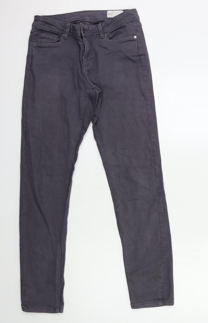 Denim 1982 Womens Grey Denim Skinny Jeans Size 36 in L30 in