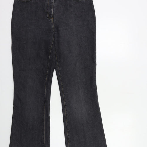 Cecil Womens Black  Denim Bootcut Jeans Size 33 in L29 in