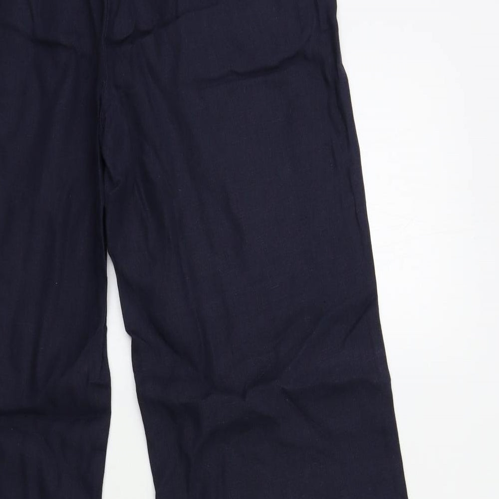 Per Una Womens Blue   Trousers  Size 14 L32 in