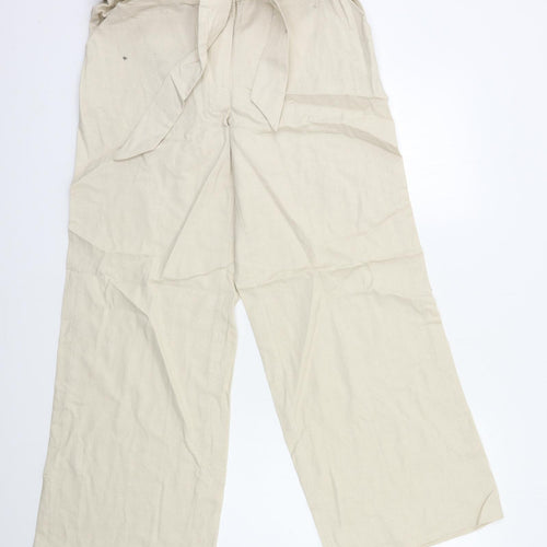 Preworn Womens Beige   Trousers  Size 16 L30 in