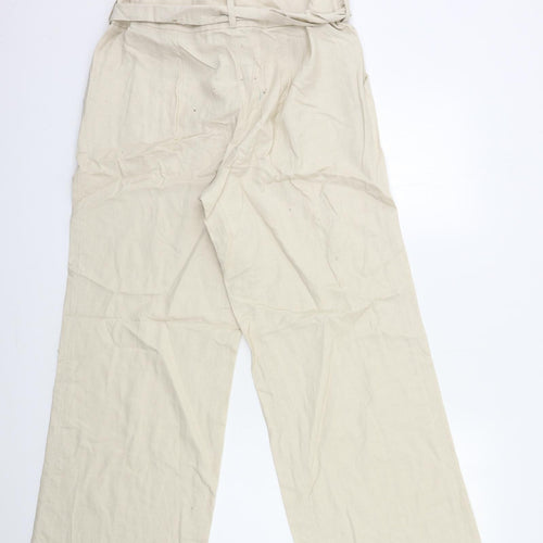 Preworn Womens Beige   Trousers  Size 16 L30 in