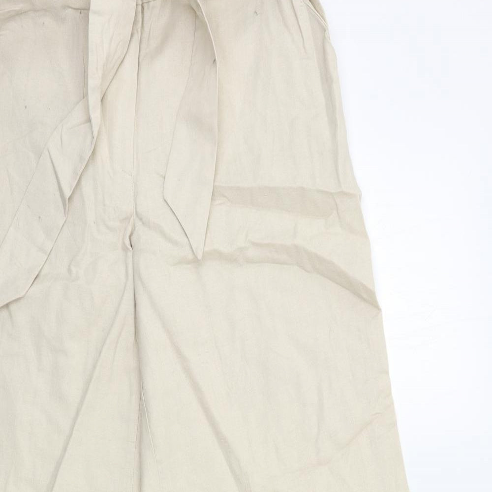 Preworn Womens Beige   Trousers  Size 16 L30 in