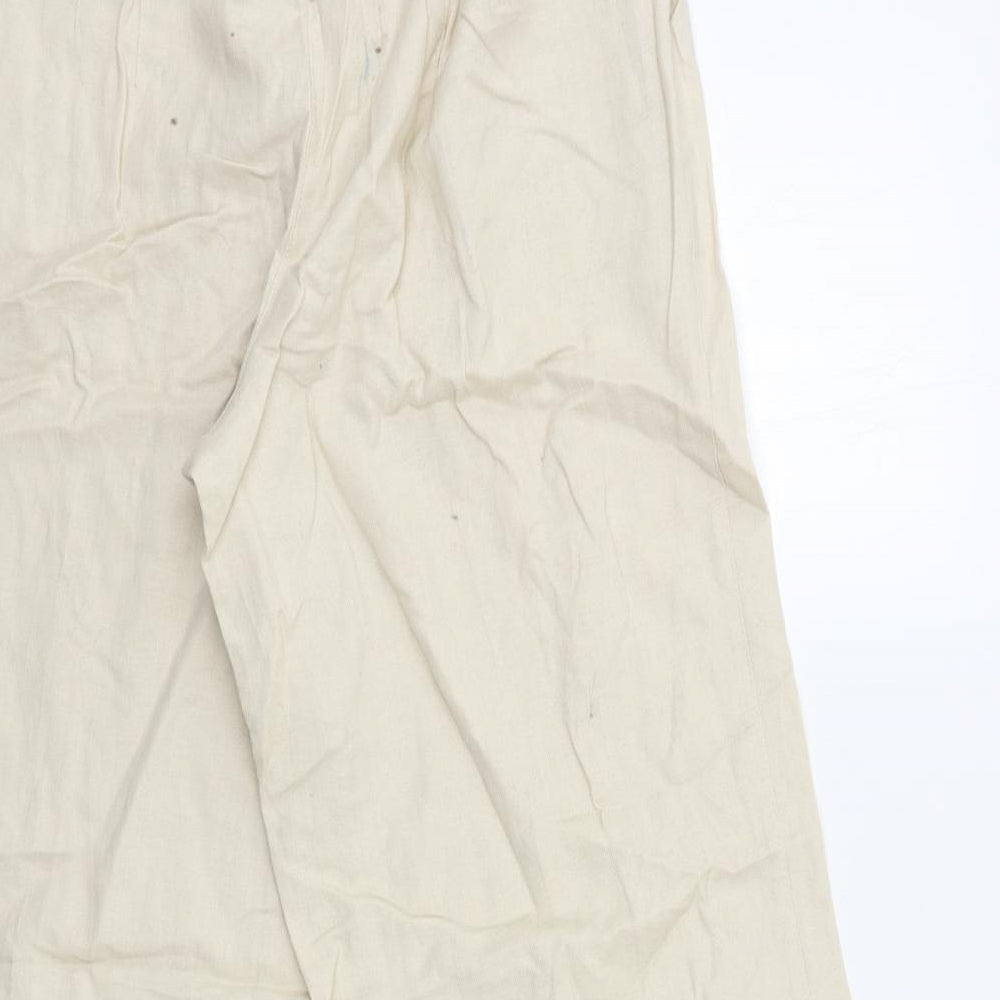 Preworn Womens Beige   Trousers  Size 16 L30 in