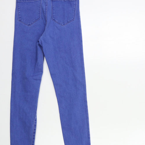 Denim & Co. Womens Blue  Denim Skinny Jeans Size 6 L28 in