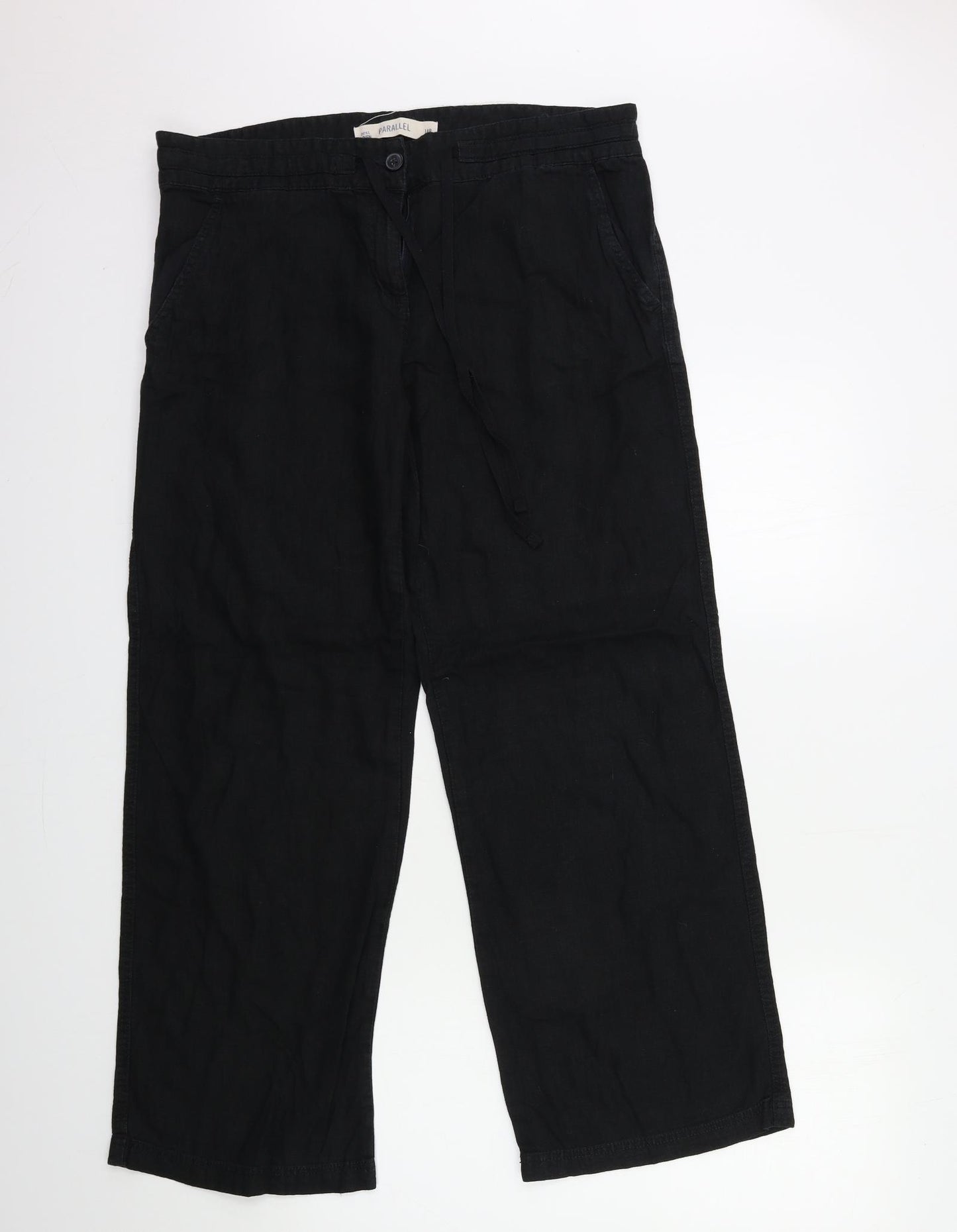 NEXT Womens Black   Trousers  Size 14 L29 in