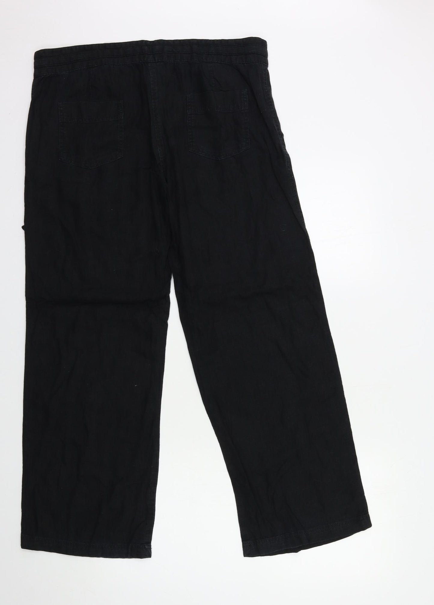 NEXT Womens Black   Trousers  Size 14 L29 in
