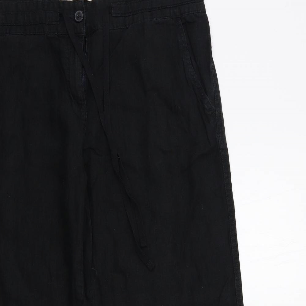 NEXT Womens Black   Trousers  Size 14 L29 in