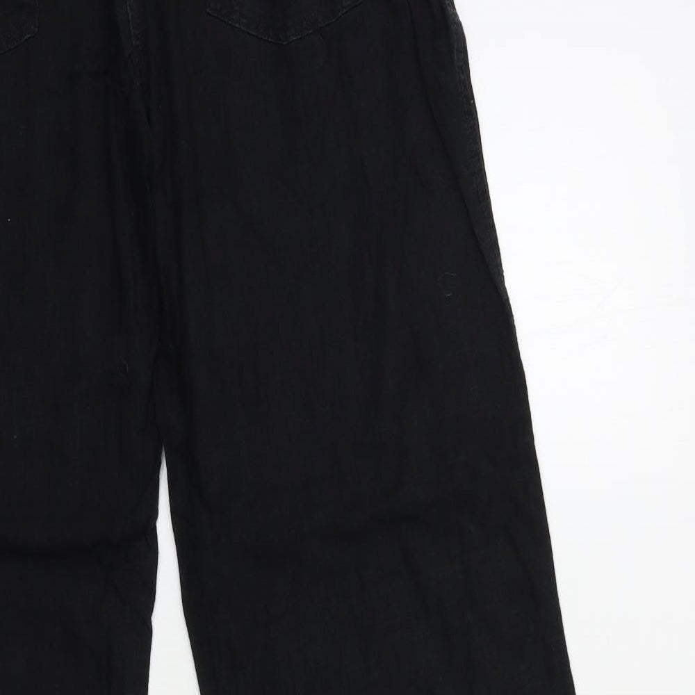 NEXT Womens Black   Trousers  Size 14 L29 in