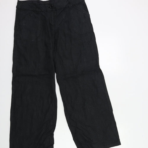 NEXT Womens Black   Trousers  Size 14 L28 in