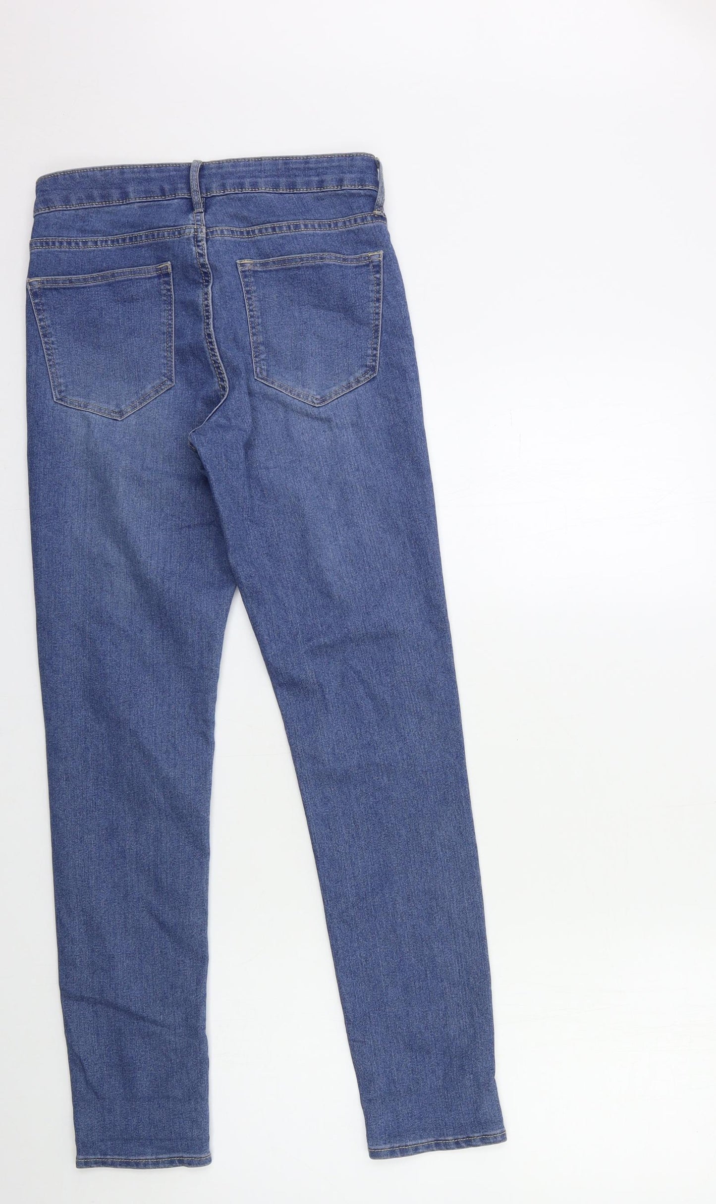 H&M Womens Blue  Denim Skinny Jeans Size 27 in L29 in