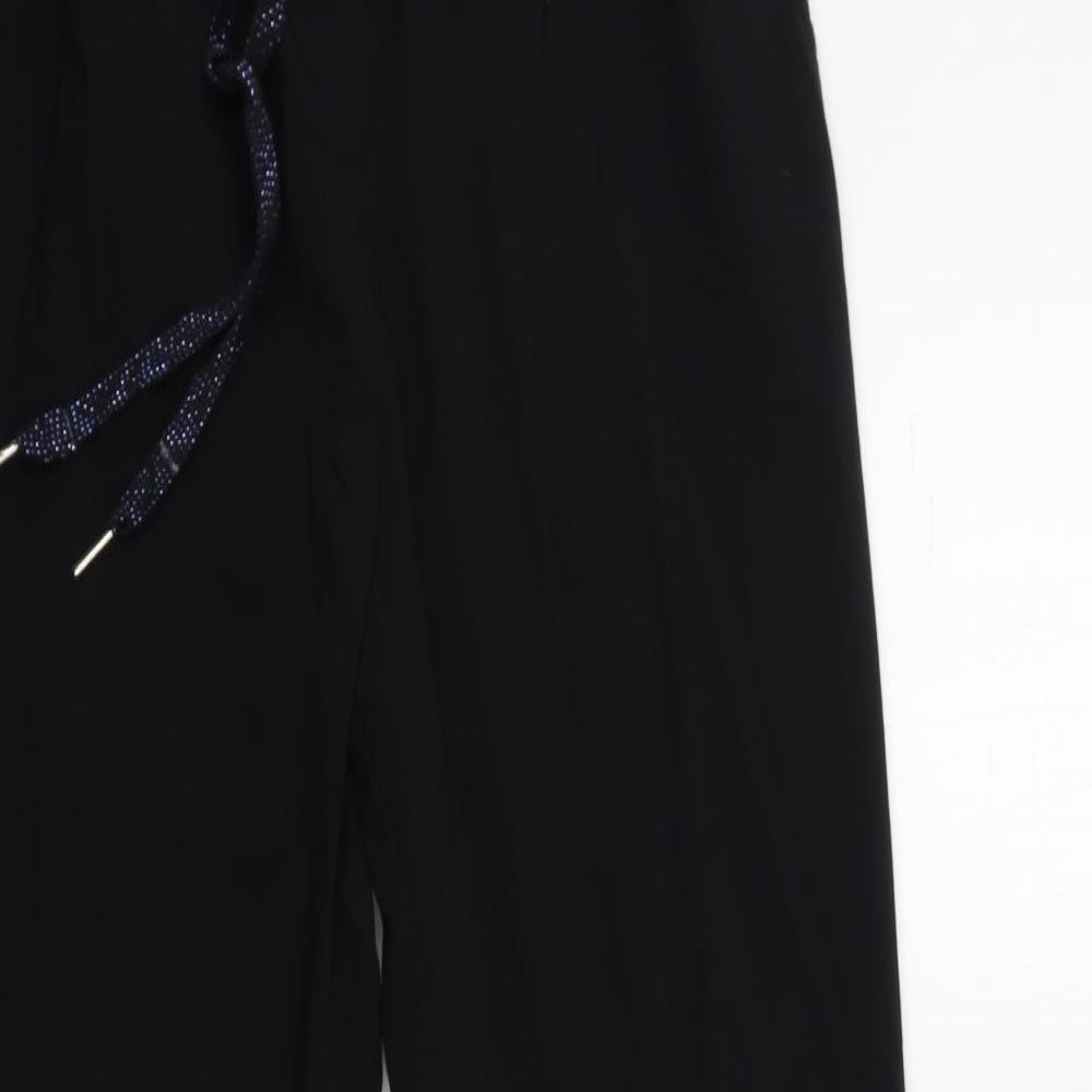 blue vanilla Womens Black   Trousers  Size 30 in L28 in