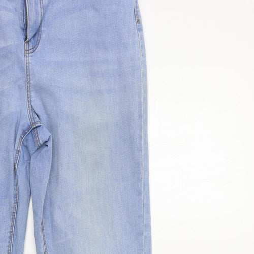 George Womens Blue  Denim Flared Jeans Size 14 L30 in
