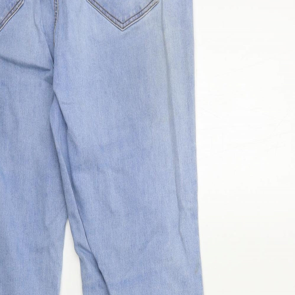 George Womens Blue  Denim Flared Jeans Size 14 L30 in
