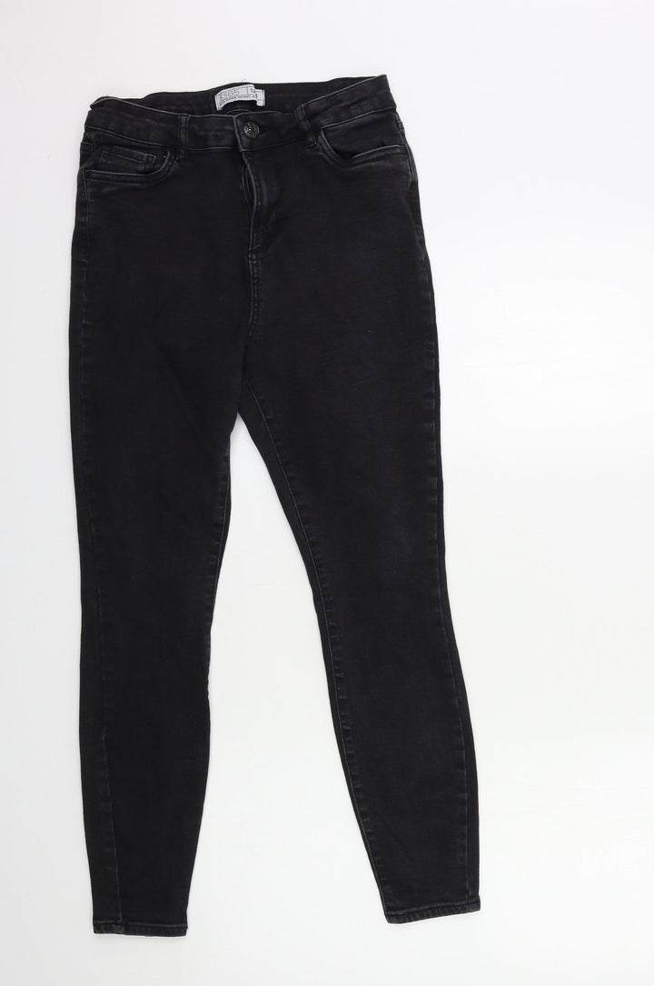 365 Denim Womens Black Denim Skinny Jeans Size 12 L27 in