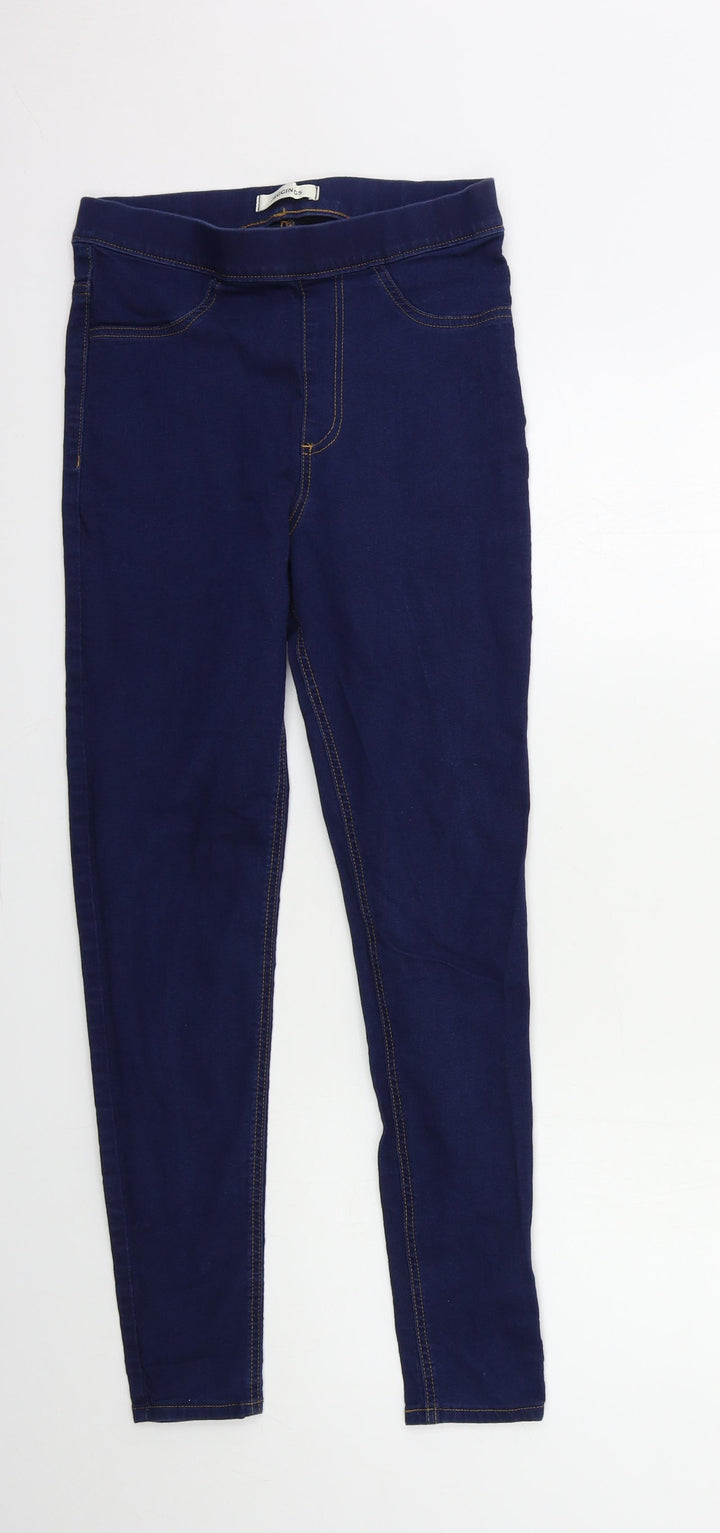 Marks and Spencer Womens Blue  Denim Skinny Jeans Size 10 L27 in
