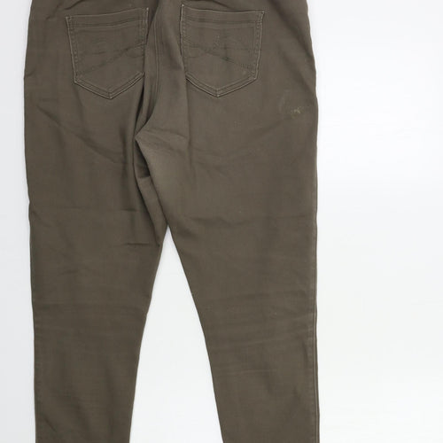 TU Womens Brown  Denim Jegging Jeans Size 16 L29 in