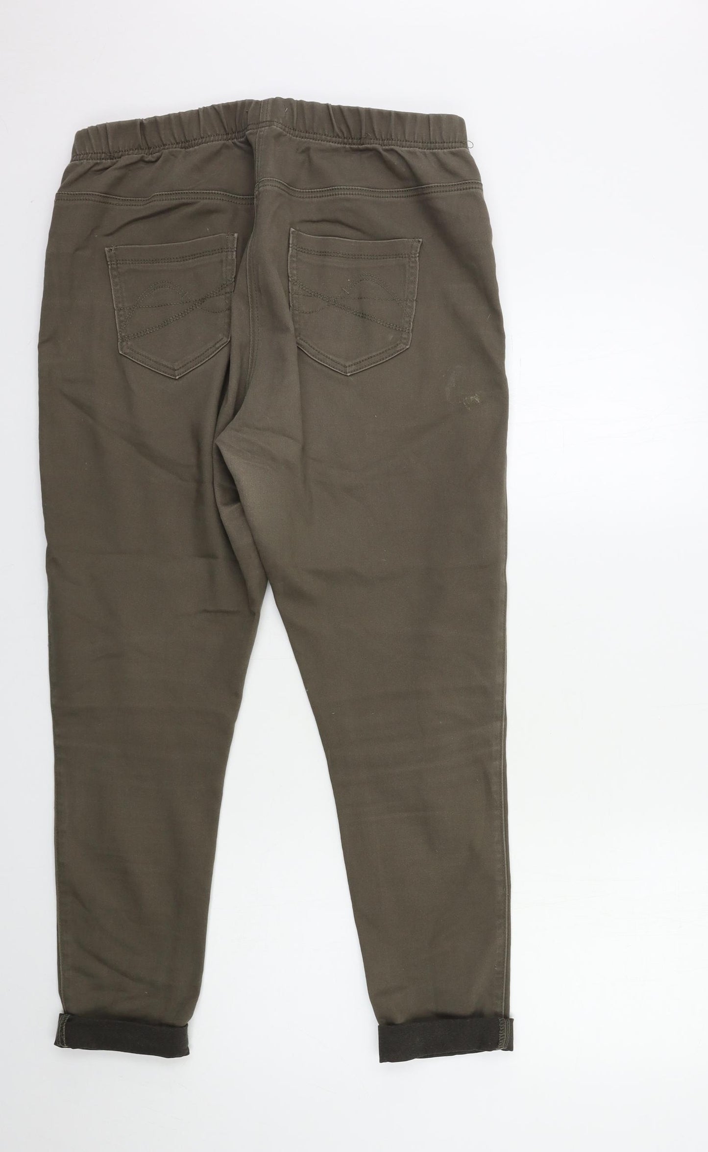 TU Womens Brown  Denim Jegging Jeans Size 16 L29 in